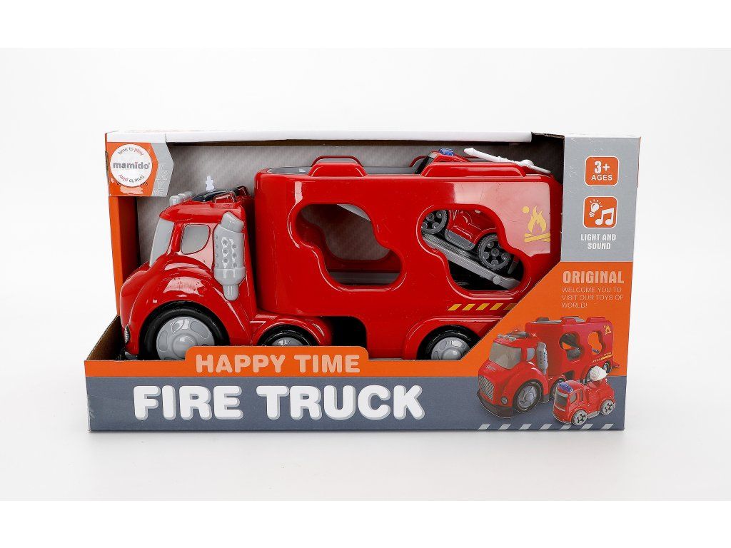 Mamido Hasičské auto pro nejmenší světla a zvuky Fire Truck - Obrázek 2