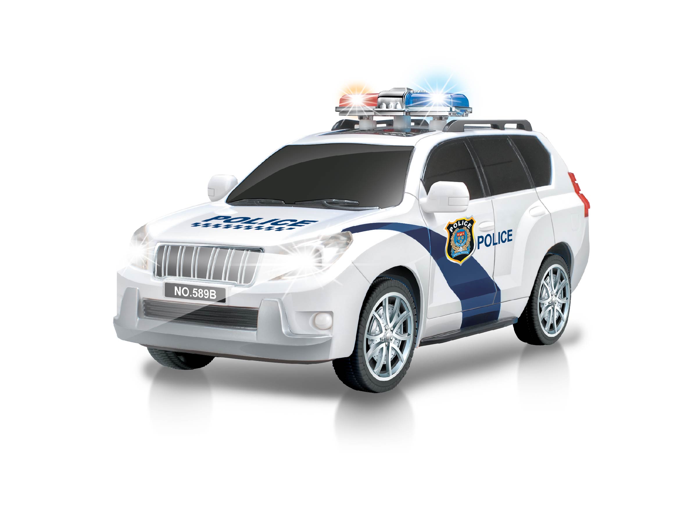 Mamido Interaktivní policejní auto se světly a zvuky MT1553 - Obrázek 2