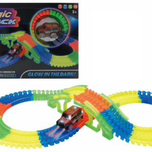 Mamido Magic Track svítící autodráha 133 dílů