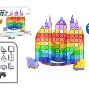 Mamido Magnetická stavebnice 290 dílů Rainbow ULTRA XXL