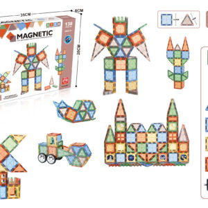 Mamido Magnetická stavebnice Magnetic transformer 138 dílů
