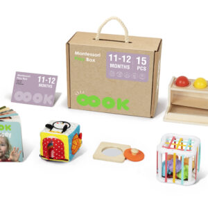 Mamido Montessori box XXL 15ks pro děti 11-12 měsíců