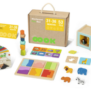 Mamido Montessori box XXL 53ks pro děti 31-36 měsíců
