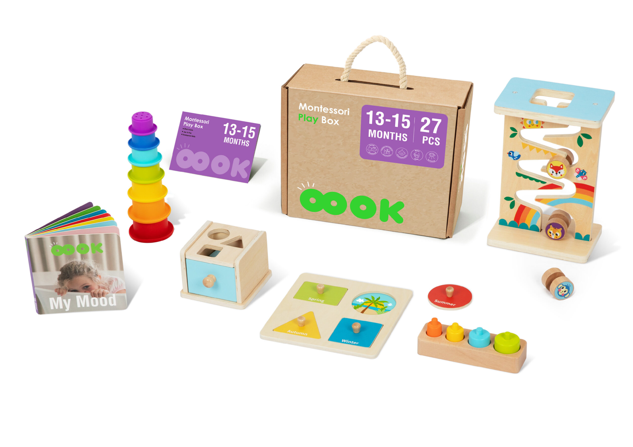 Mamido Montessori naučný box XXL pro děti 13-15 měsíců