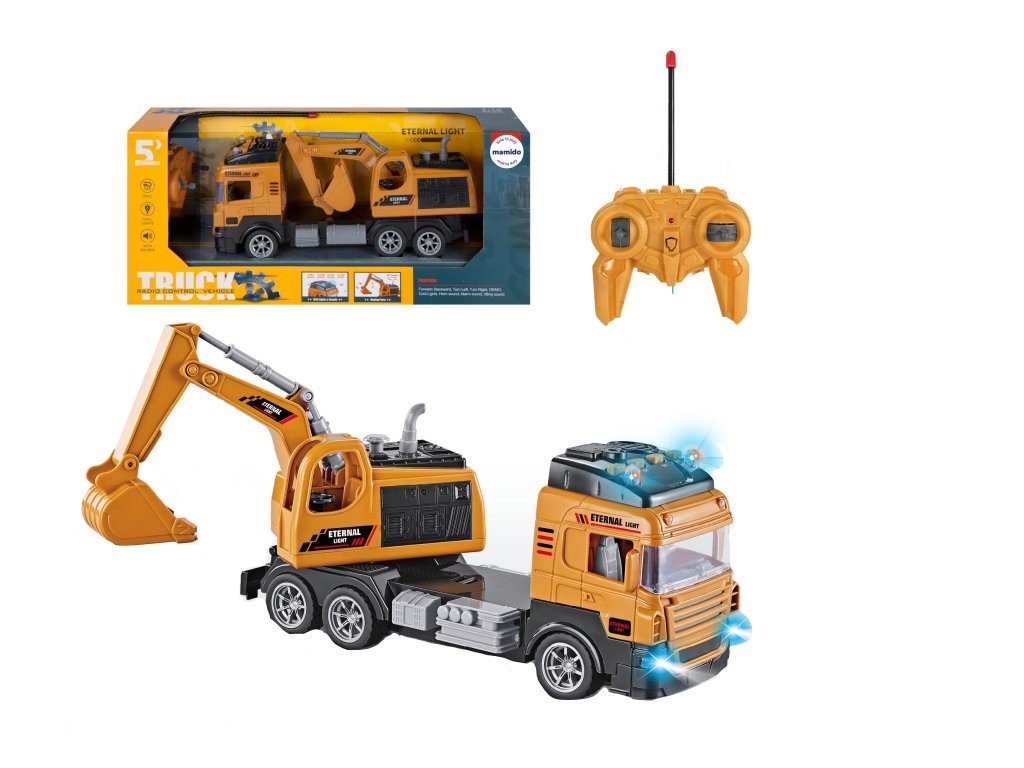 Mamido Nákladní auto s bagrem na dálkové ovládání R/C - Obrázek 2