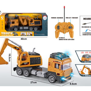 Mamido Nákladní auto s bagrem na dálkové ovládání R/C