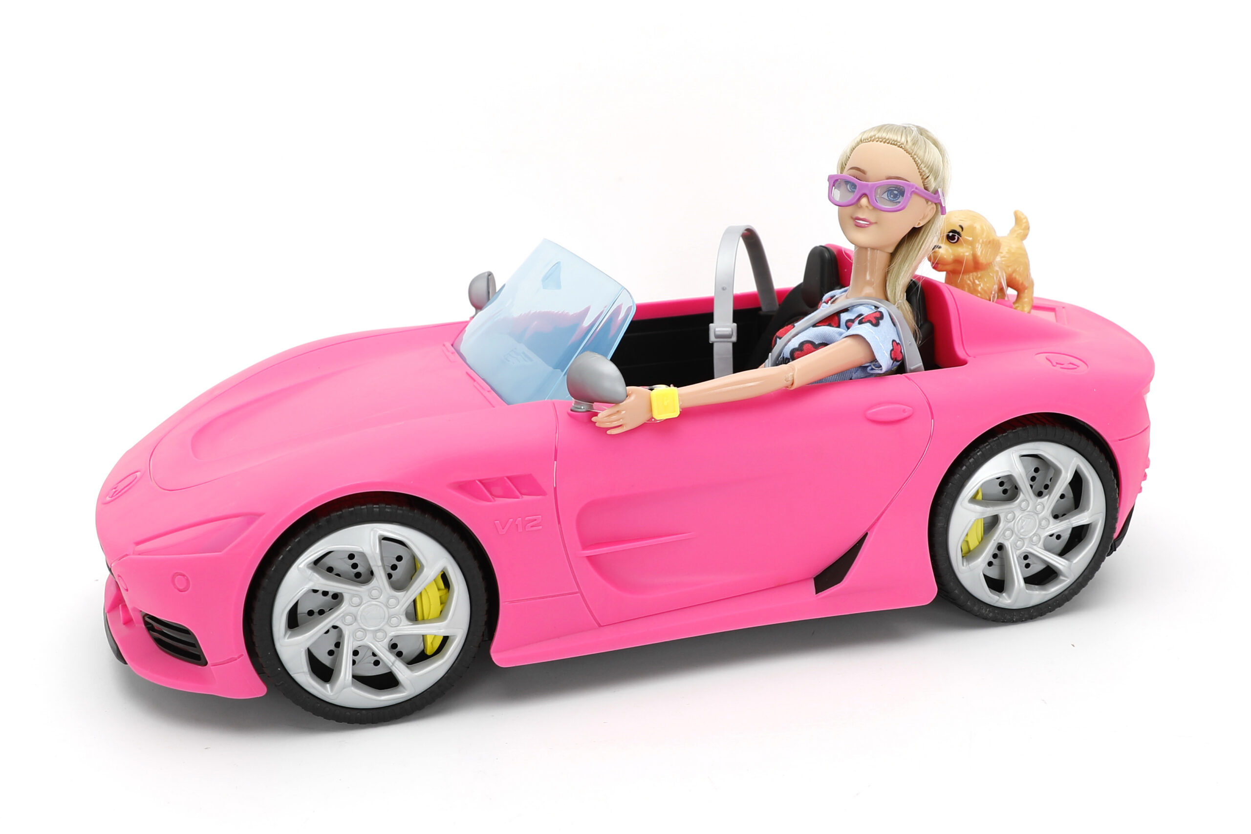 Autíčko Cabriolet růžové MT1612
