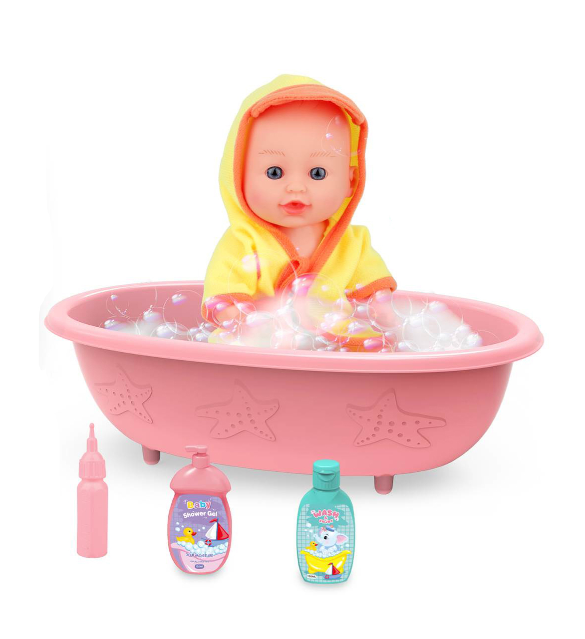 Mamido Panenka miminko s vaničkou Baby Sweet Love MT1592 - Obrázek 2