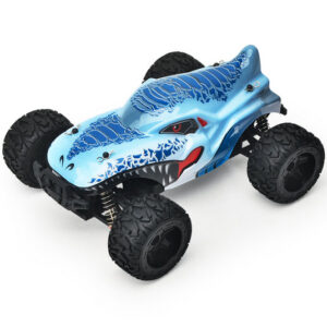 Mamido RC Monster Truck 1:16  Max 35 km/h dosah 100m 2.4Ghz 4x4 Bezkartáčový motor Barva: Modrá