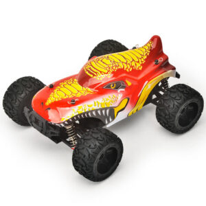 Mamido RC Monster Truck 1:16  Max 35 km/h dosah 100m 2.4Ghz 4x4 Bezkartáčový motor Barva: Červená