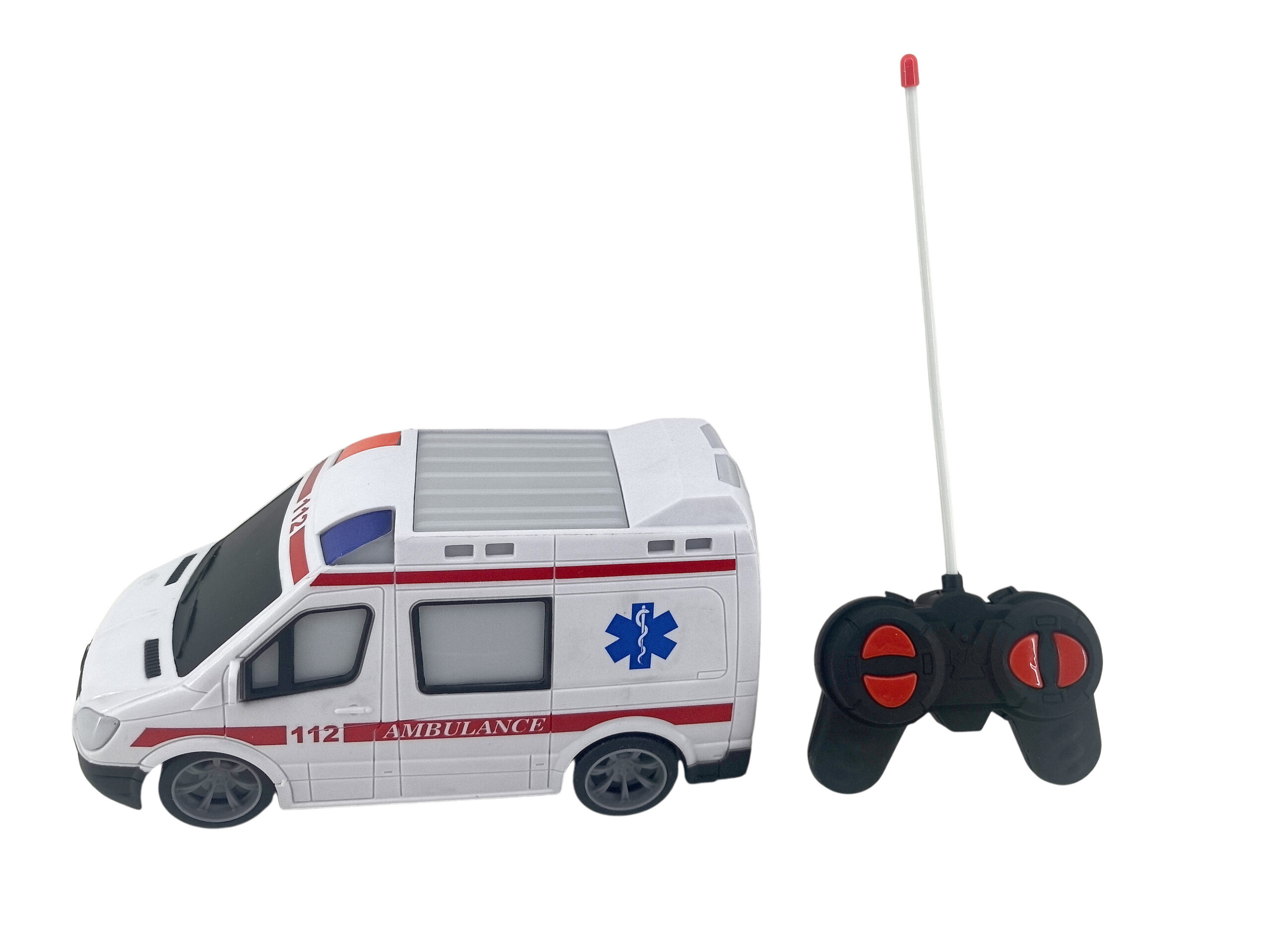 Mamido Sanitka na dálkové ovládání se světly Ambulance MT1376 - Obrázek 2