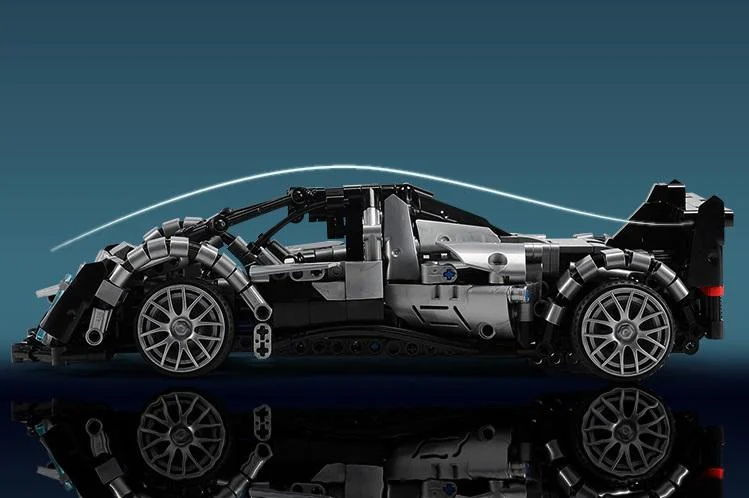 Mamido Technická stavebnice sportovní auto na dálkové ovládání 990 dílů - Obrázek 2