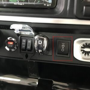Mamido Tlačítko pro zapnutí a vypnutí světel v dětském elektrickém autíčku