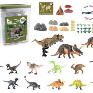 Mamido Velká sada dinosaurů v boxu Dinosaur Chapter XL 50 dílů