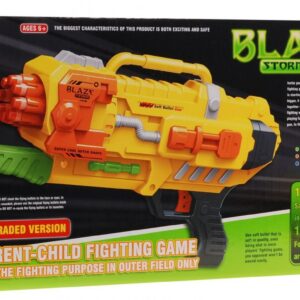 Manuální dětská pistole Blaze Storm soft bullet žlutá
