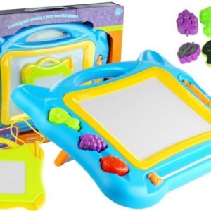 Mazací magnetická tabule s razítky 2v1