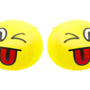 Měkký míček smajlík emotikon 9 cm žlutý