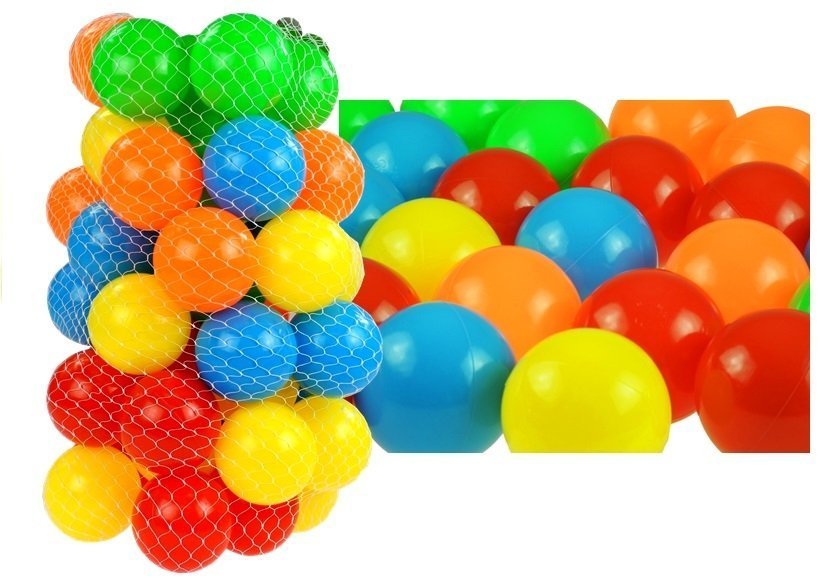 Míčky do suchého bazénku v síti 50 ks