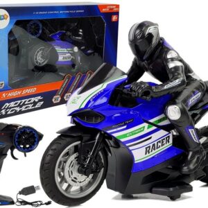 Motorka na dálkové ovládání R/C Racer 35m modrá