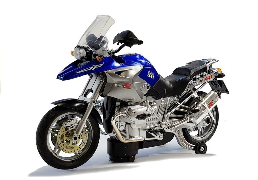 Motorka se zvukovými efekty 1:8 modrá - Obrázek 2