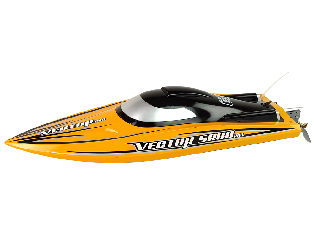 Motorový člun na dálkové ovládání R/C ARTR SR 80 PRO žlutý - Obrázek 2