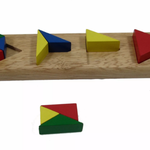 Moyo Montessori Moyo Montessori Barevné trojúhelníkové cihly