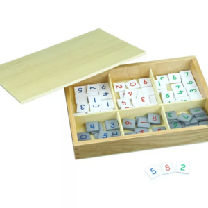 Moyo Montessori Moyo Montessori Čísla k Barevné tabuli pro násobení víceciferným činitelem