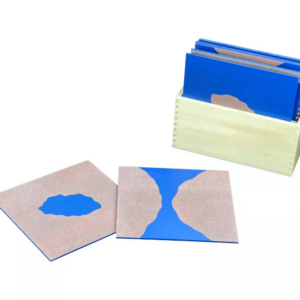 Moyo Montessori Moyo Montessori Karty s různými tvary pevniny a vodních ploch