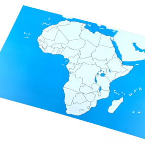 Moyo Montessori Moyo Montessori Kontrolní mapa - Afrika Nová - bez popisků