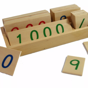 Moyo Montessori Moyo Montessori Malé dřevěné karty s čísly 1-3000