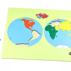 Moyo Montessori Moyo Montessori Puzzle - mapa světa - bez rámečku