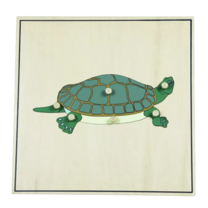 Moyo Montessori Moyo Montessori Puzzle s kostrou - želva
