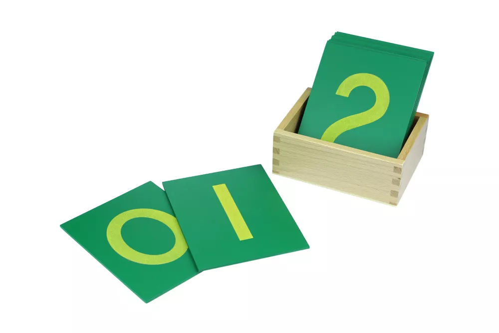 Moyo Montessori Moyo Montessori Smirkové číslice s krabičkou