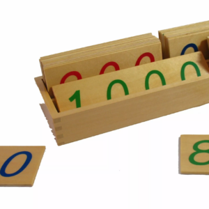 Moyo Montessori Moyo Montessori Velké dřevěné karty s čísly 1-1000