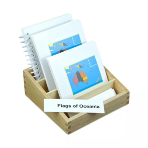 Moyo Montessori Moyo Montessori Vlajky Austrálie - třísložkové karty