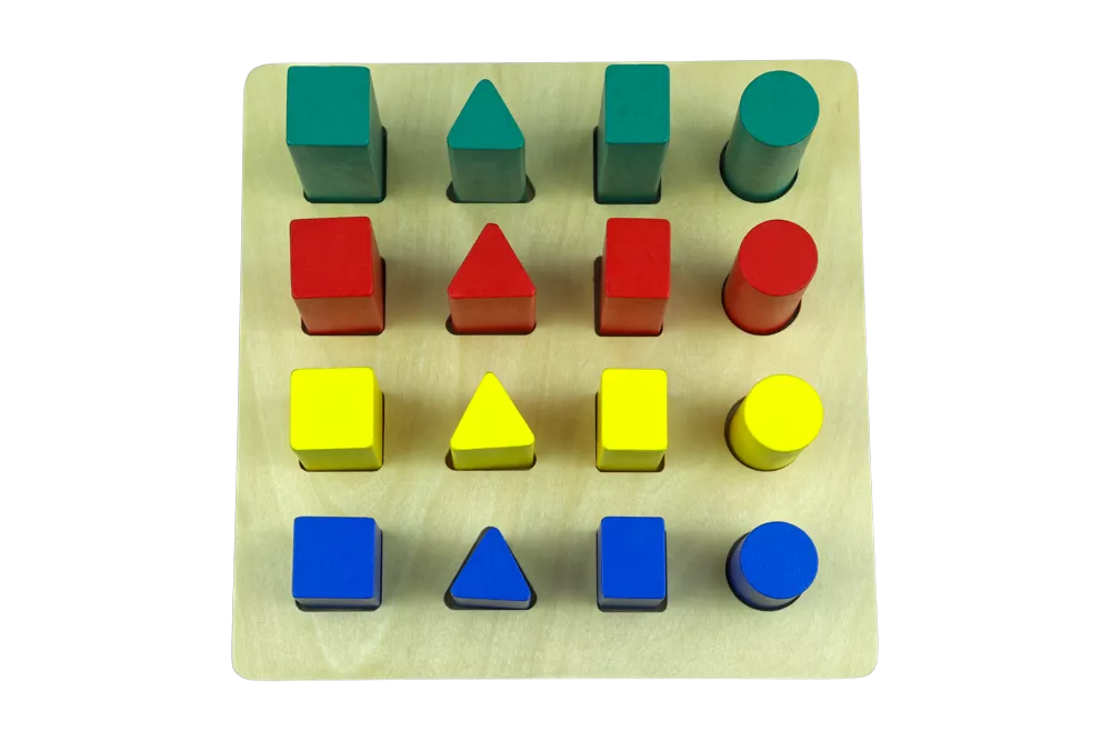 Moyo Montessori Moyo Montessori Žebřík - geometrická tělesa - Obrázek 2