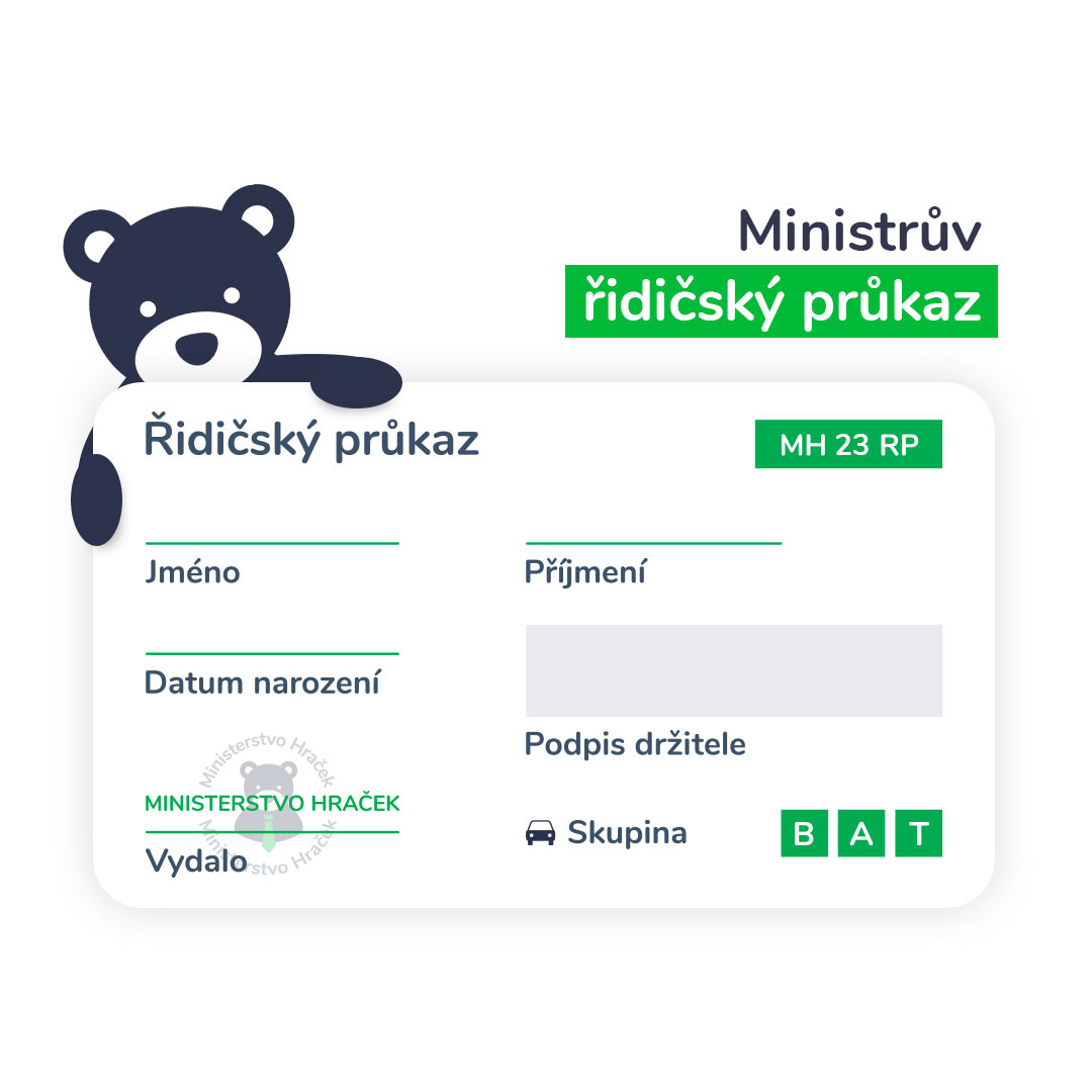Můj první řidičský průkaz