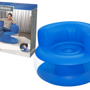 Nafukovací křeslo 112 x 112 x 70 cm Bestway 75138 modré