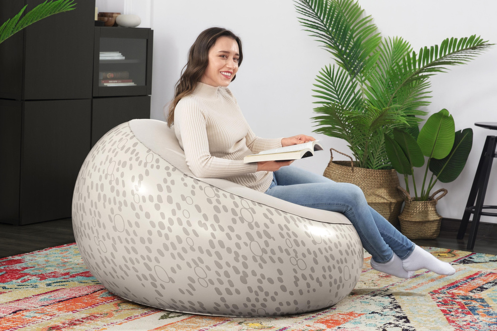 Nafukovací křeslo Bestway 75052 šedé - Obrázek 2