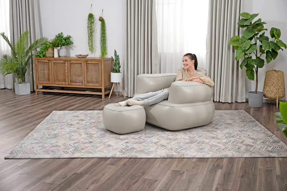 Nafukovací křeslo Bestway 75137 světlé - Obrázek 2