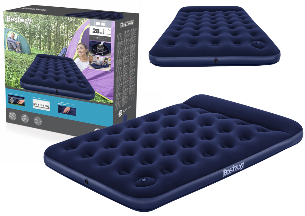 Nafukovací matrace s pumpou 191 x 137 x 28 cm Bestway 67225