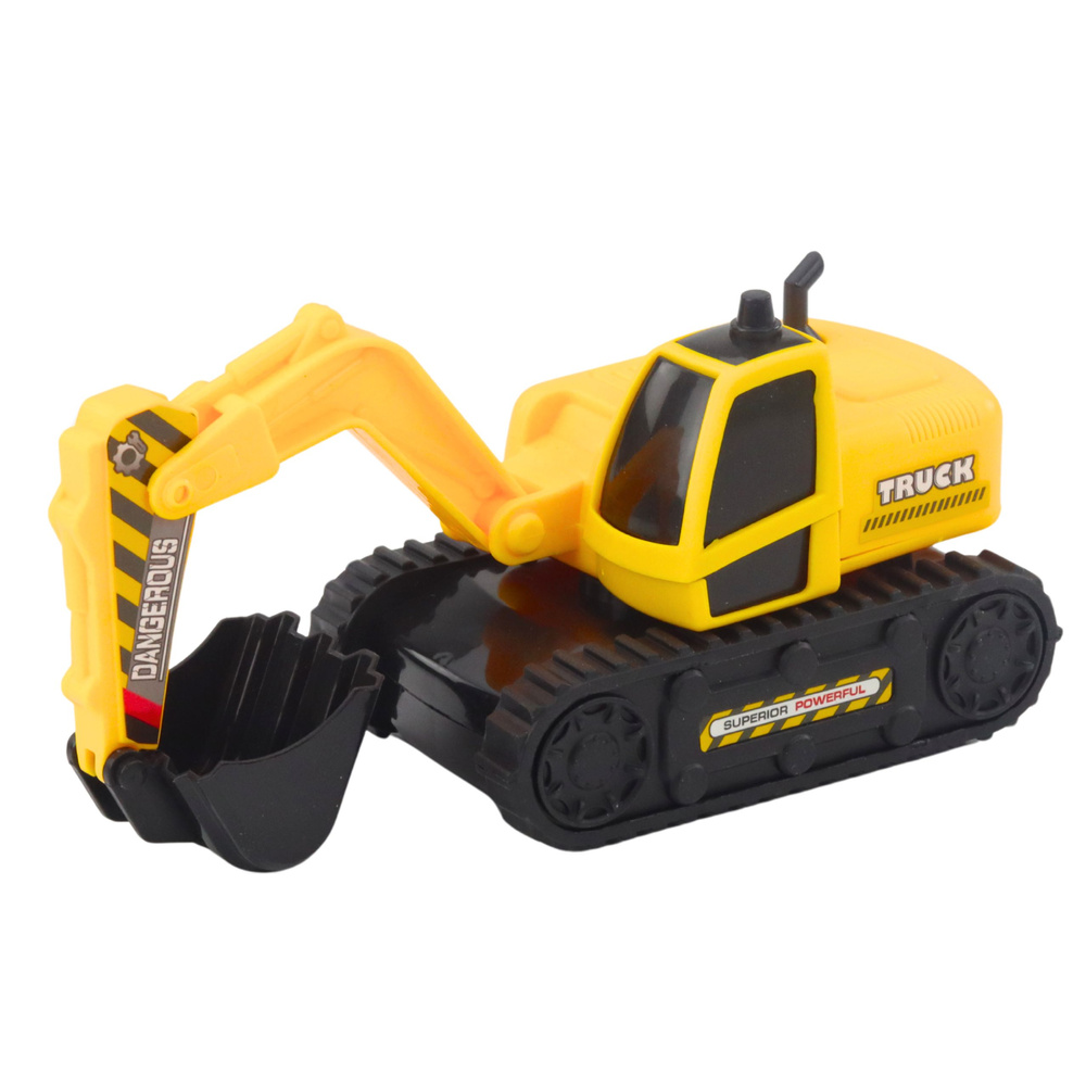 Nákladní vůz s bagrem Caterpillar otočný o 360° 1:16 žlutý - Obrázek 2