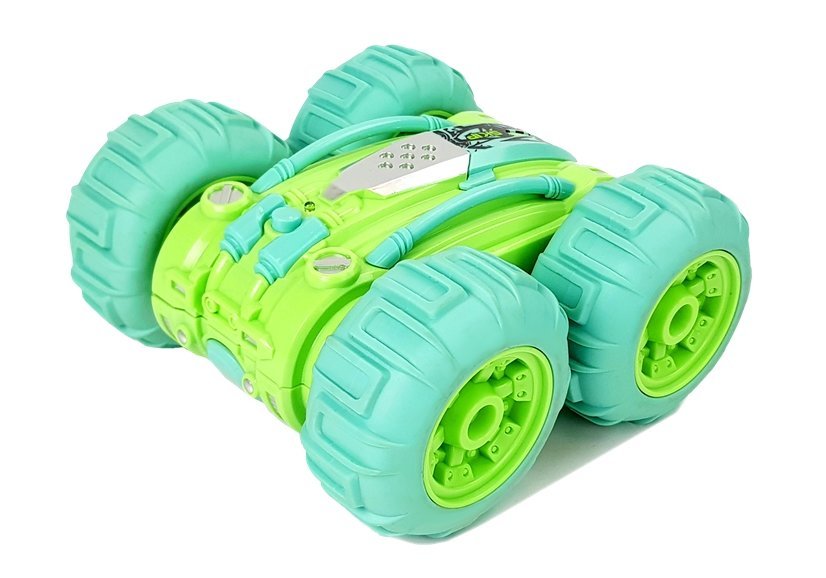 Oboustranné auto na dálkové ovládání R/C 1:24 zelené - Obrázek 2