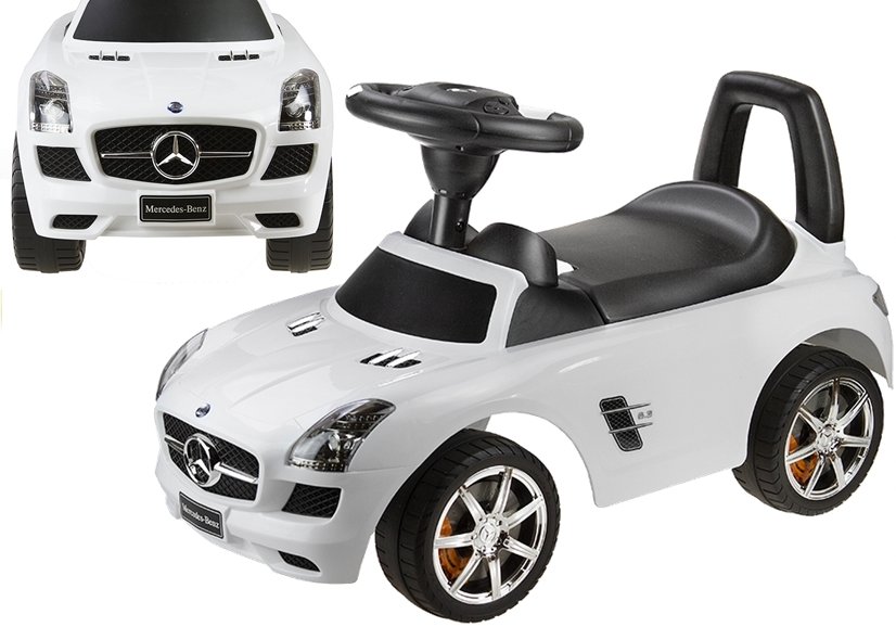 Odrážedlo Mercedes Benz se zvuky bílý - Obrázek 2