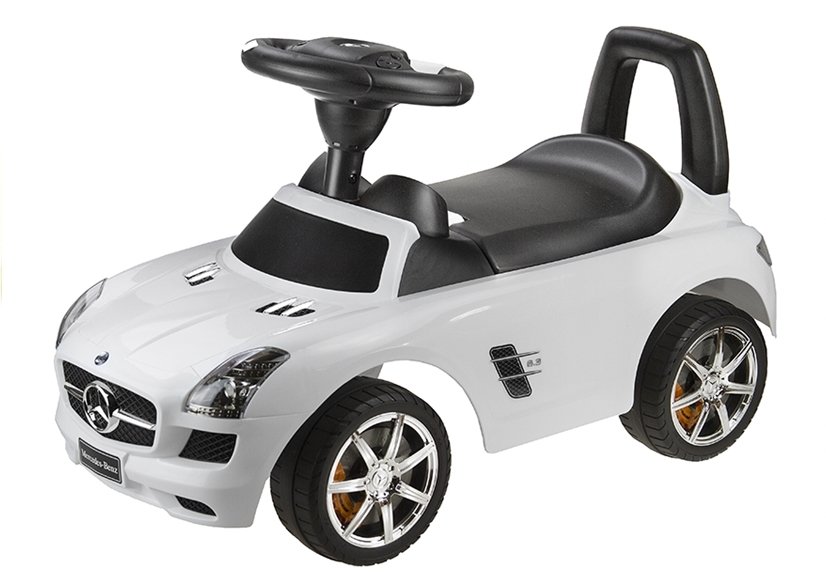 Odrážedlo Mercedes Benz se zvuky bílý