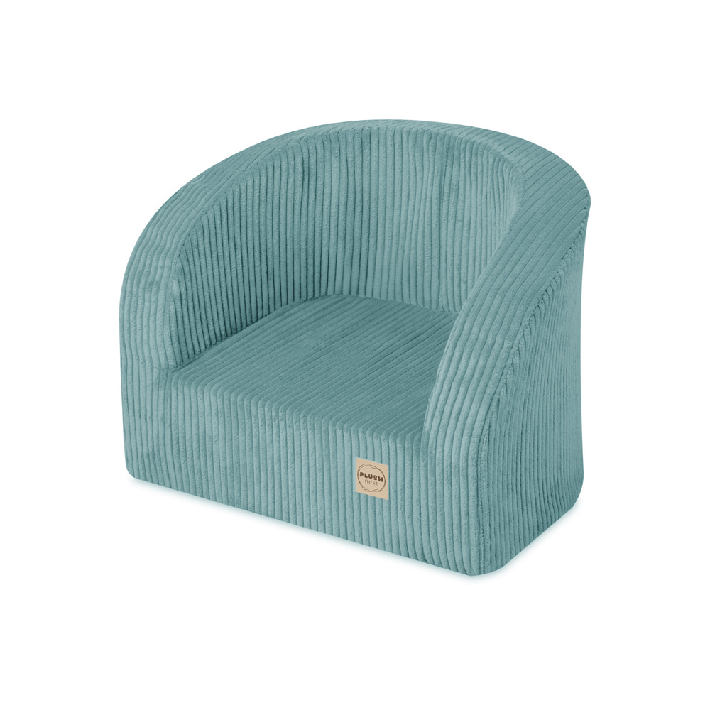 PLUSH NEST PLUSH NEST Dětské sedátko Prémiový modrý manšestr