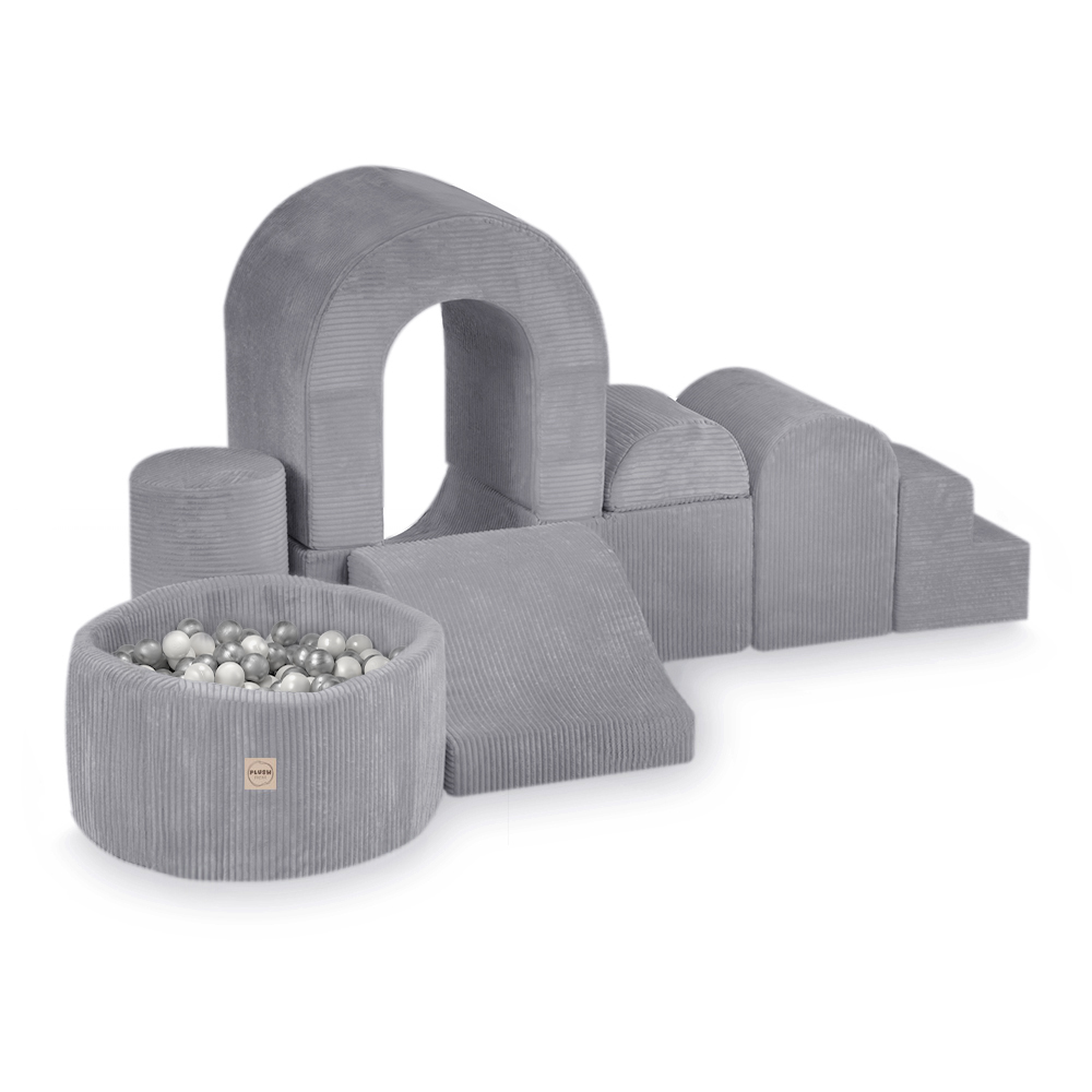 PLUSH NEST PLUSH NEST Hrací hrad s bazénem a 150 míčky