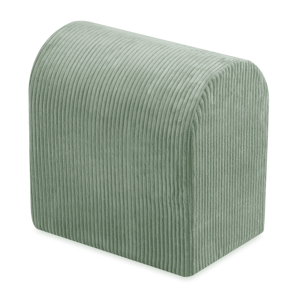 PLUSH NEST PLUSH NEST Hrací hrad s bazénem a 150 míčky Prémiový zelený manšestr - Obrázek 2