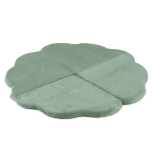PLUSH NEST PLUSH NEST Plyšová hrací podložka ve tvaru květu 115 × 115 × 5 cm prémiový manšestr