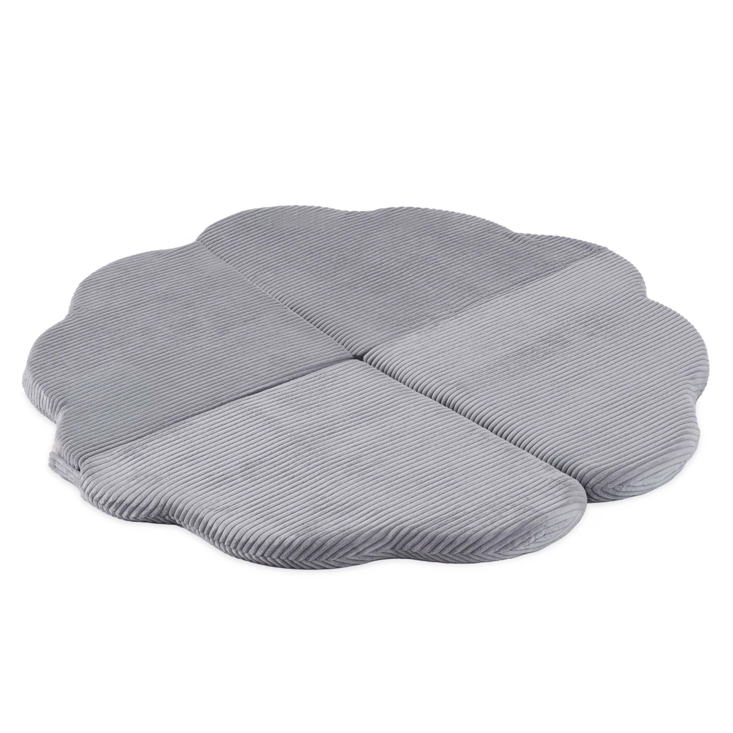 PLUSH NEST PLUSH NEST Plyšová hrací podložka ve tvaru květu 115 × 115 × 5 cm